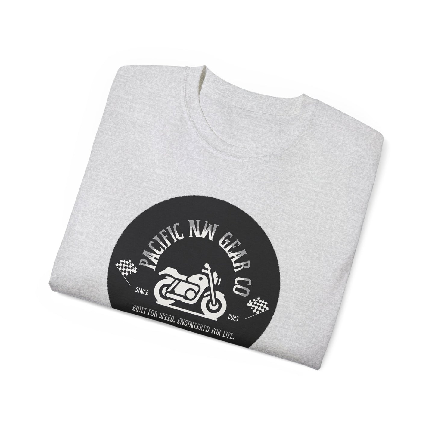 Pacific Racer Tee | Built For Speed Logo | Motorsports Gear Gift | Car Enthusiast Shirt | Pacific NW Gear Co