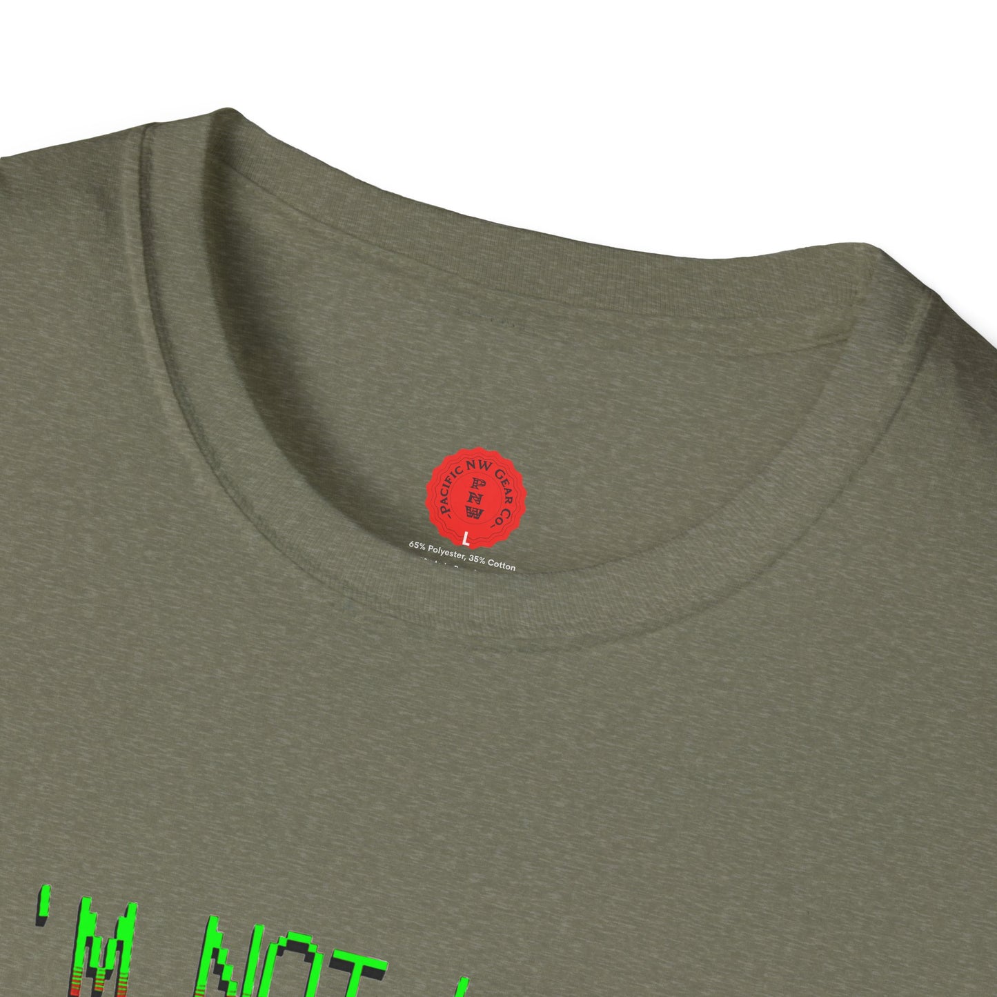 Lazy Bear Camp Tee | Funny Bear Shirt | I'm Not Lazy, I'm On Power Saving Mode! | Relaxed Fit Tee | Pacific NW Gear Co.