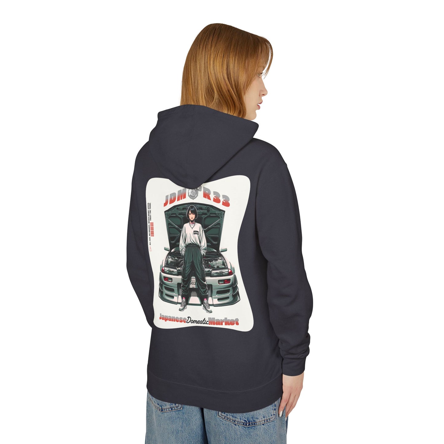 The JDM Club R33 Spec Hoodie | Japanese Style Gift | JDM Street Style Sweatshirt | Car Enthusiast Hoodie | Pacific NW Gear Co