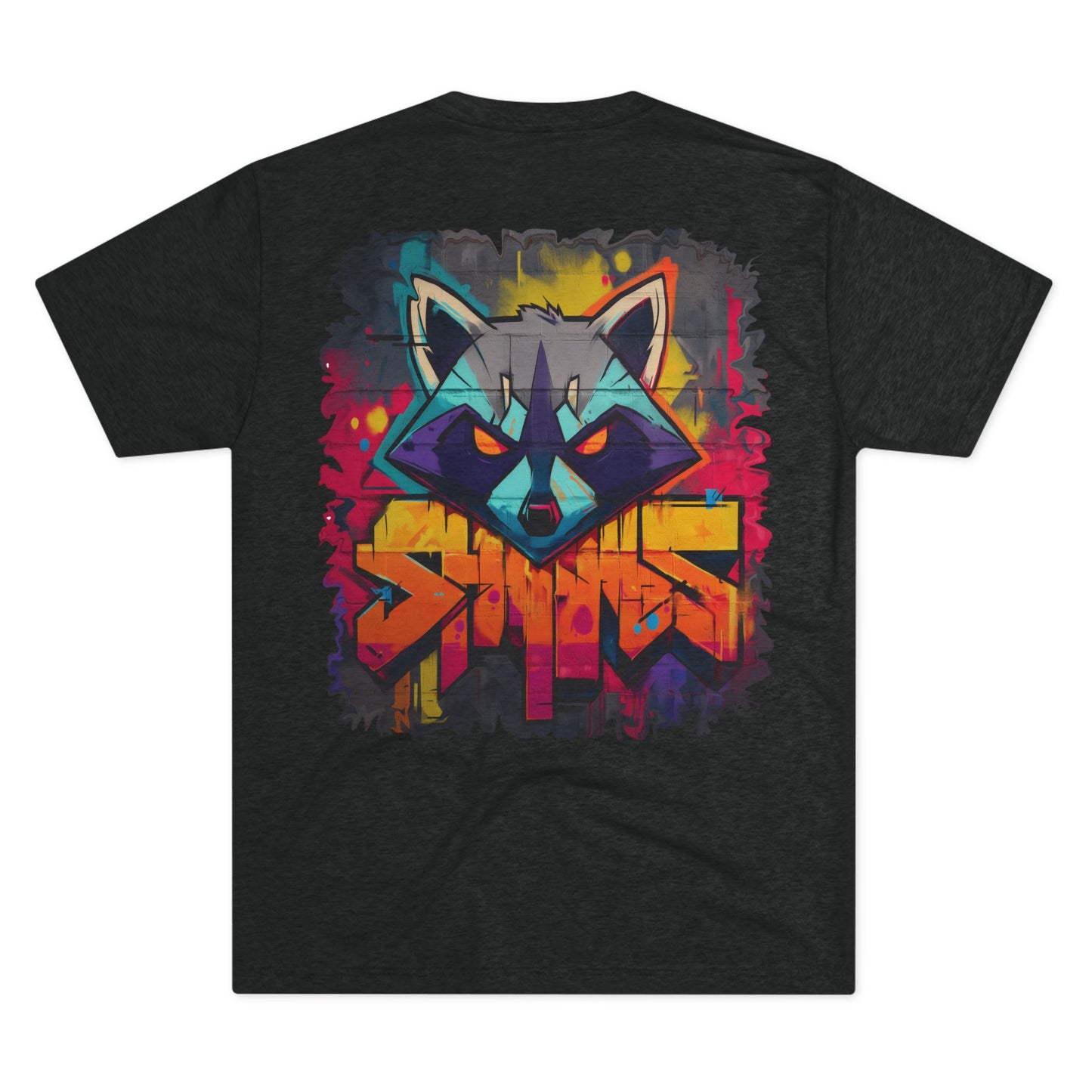 Raccoon Graffiti Tee | Raccoon Shirt | Urban Art Tee | Unique Graphic Tee | Pacific NW Gear Co