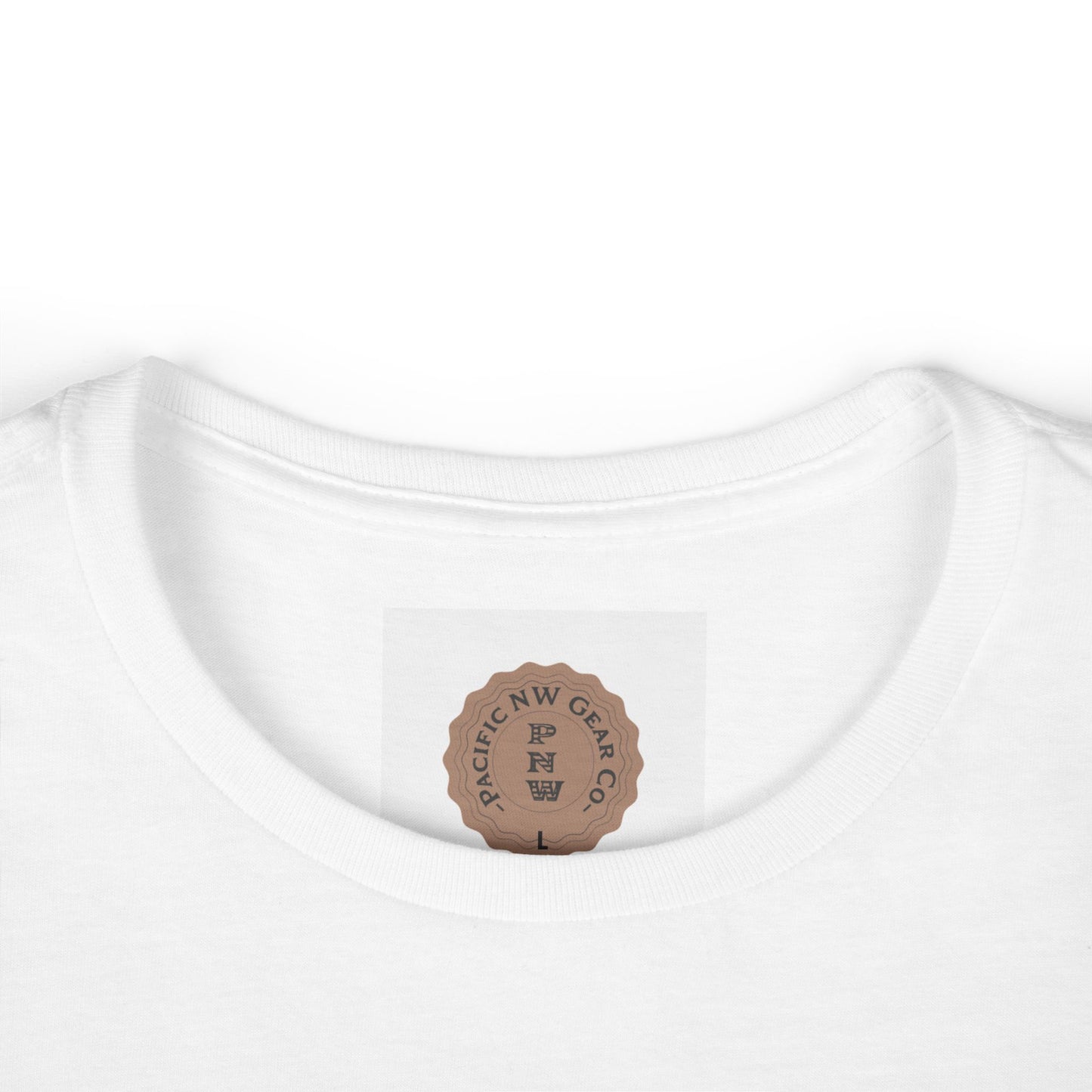 Abstract Brown Bear Tee | Women's Artistic Bear Shirt | Nature Inspired Top | Unique Animal Gift | Pacific NW Gear Co.