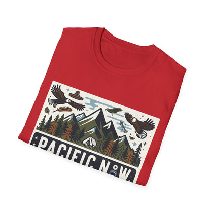 Pacific Adventure Tee | Retro Camping Shirt | Travel Tee | Outdoor Graphic Tee | Pacific NW Gear Co.