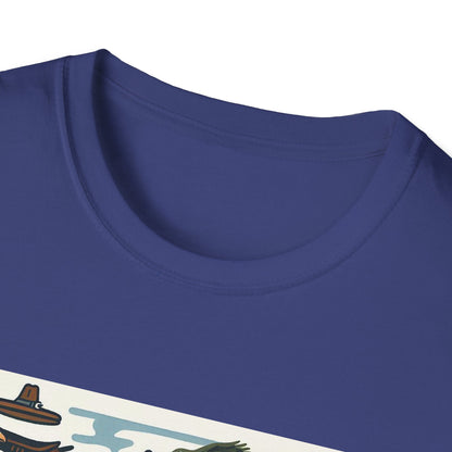 Pacific Adventure Tee | Retro Camping Shirt | Travel Tee | Outdoor Graphic Tee | Pacific NW Gear Co.