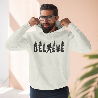 🌲 The Sasquatch Seeker: Believe In Bigfoot Hoodie 🌲