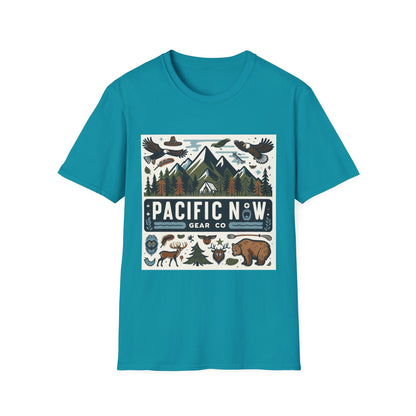 Pacific Adventure Tee | Retro Camping Shirt | Travel Tee | Outdoor Graphic Tee | Pacific NW Gear Co.