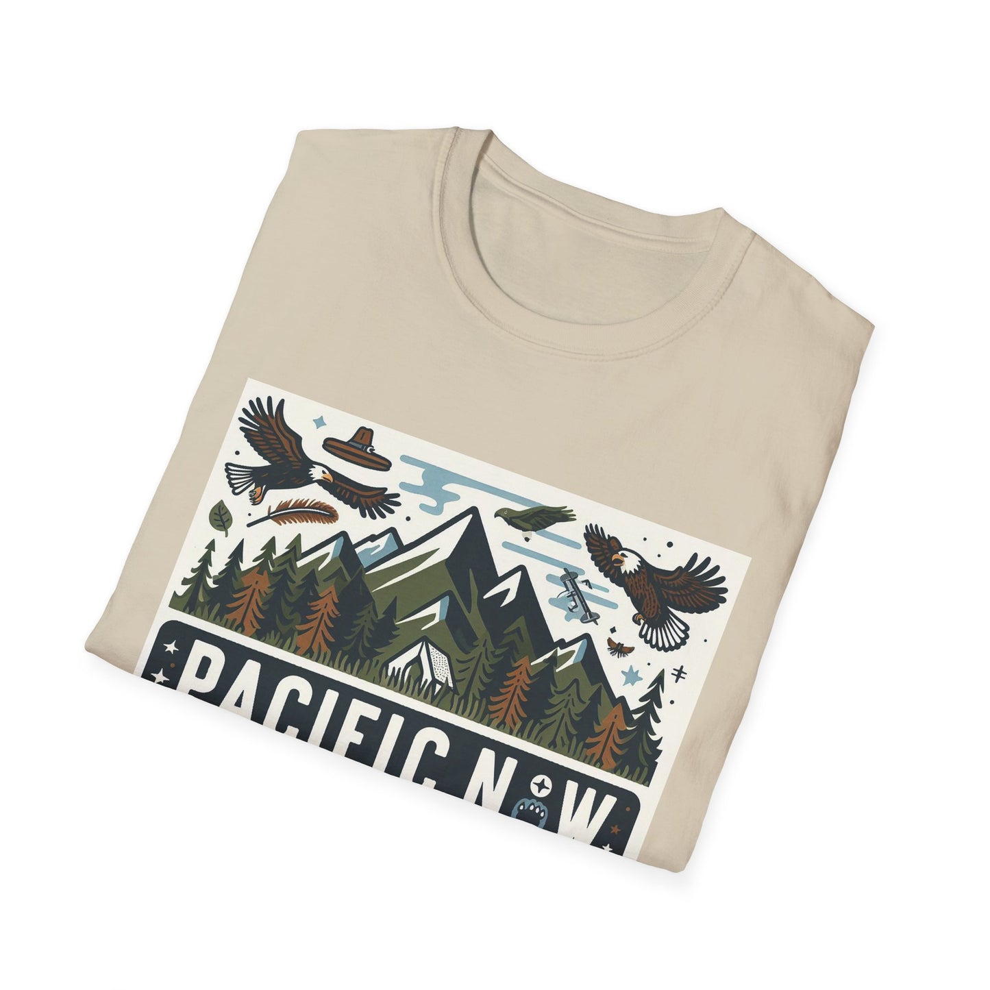 Pacific Adventure Tee | Retro Camping Shirt | Travel Tee | Outdoor Graphic Tee | Pacific NW Gear Co.