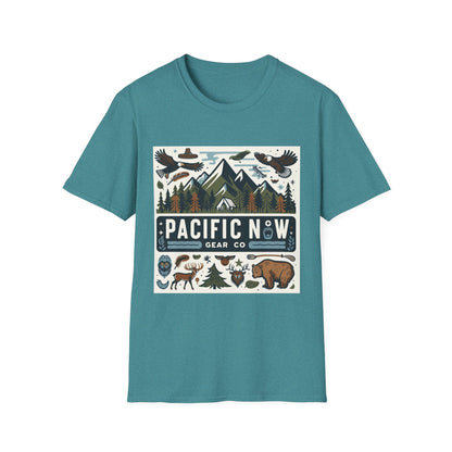 Pacific Adventure Tee | Retro Camping Shirt | Travel Tee | Outdoor Graphic Tee | Pacific NW Gear Co.
