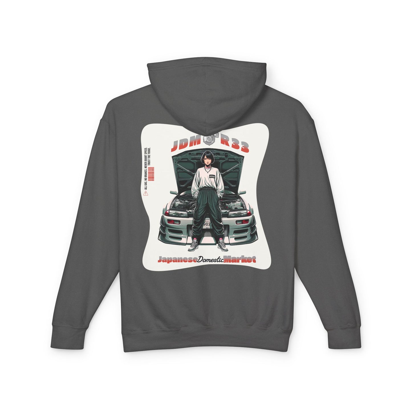 The JDM Club R33 Spec Hoodie | Japanese Style Gift | JDM Street Style Sweatshirt | Car Enthusiast Hoodie | Pacific NW Gear Co