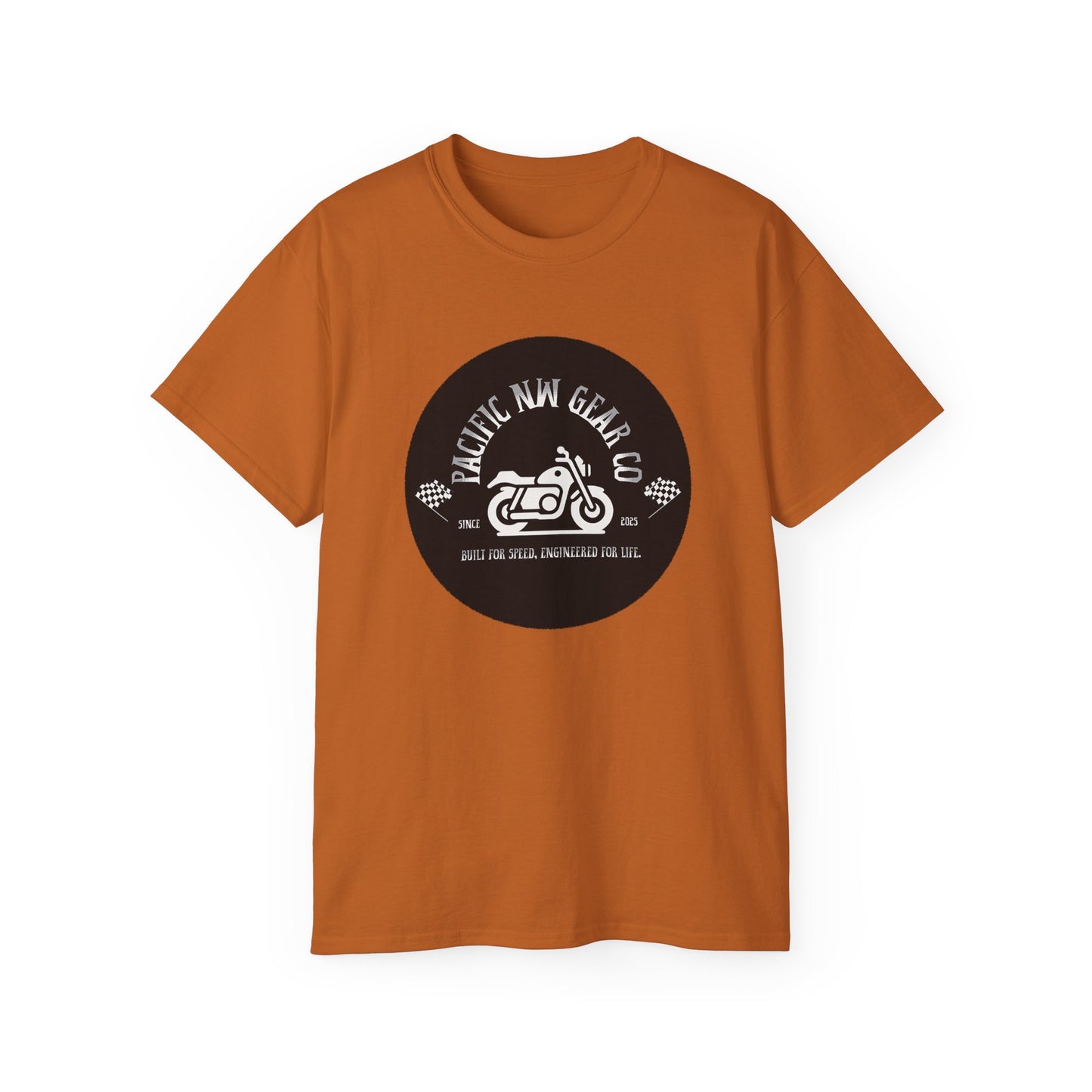 Pacific Racer Tee | Built For Speed Logo | Motorsports Gear Gift | Car Enthusiast Shirt | Pacific NW Gear Co