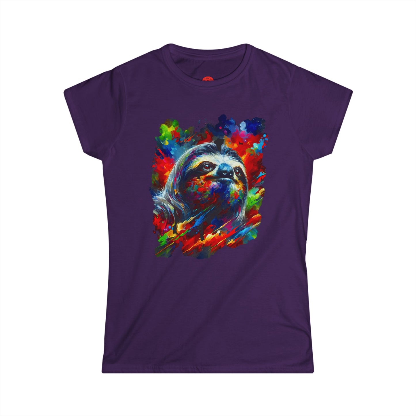 Slothst In Thought Tee | Cute Sloth Graphic | The Thinker Sloth | Women's Art Tee | Unique Animal Gift | Pacific NW Gear Co