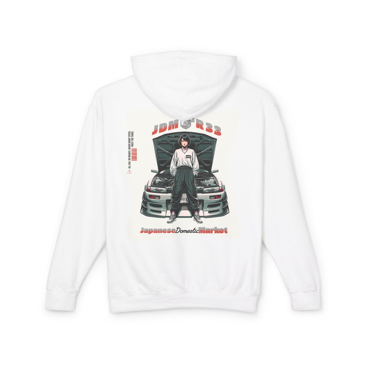 The JDM Club R33 Spec Hoodie | Japanese Style Gift | JDM Street Style Sweatshirt | Car Enthusiast Hoodie | Pacific NW Gear Co