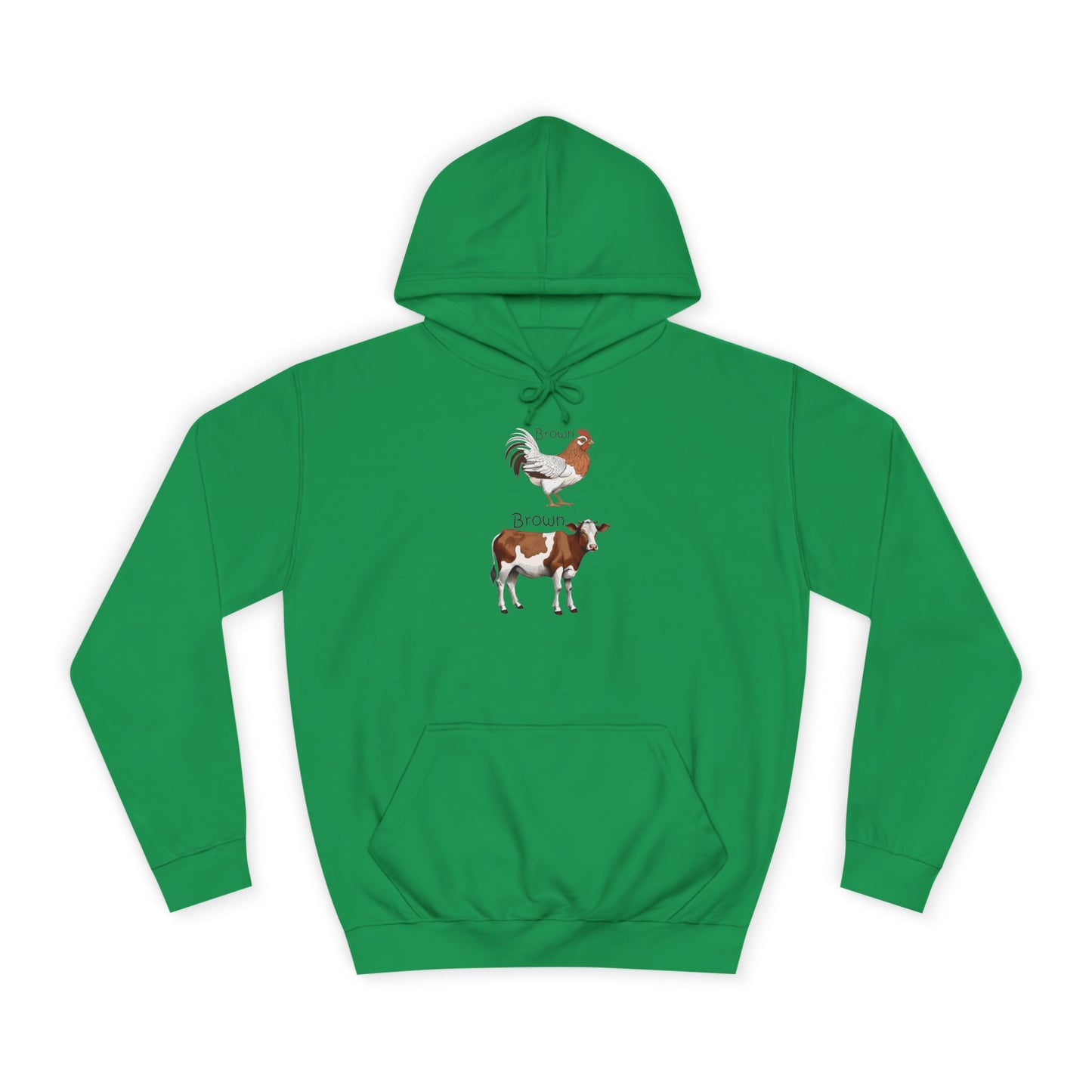 Brown Chicken, Brown Cow! Hoodie | Funny Humor Sweatshirt | Pun Gift | College Hoodie | Pacific NW Gear Co.