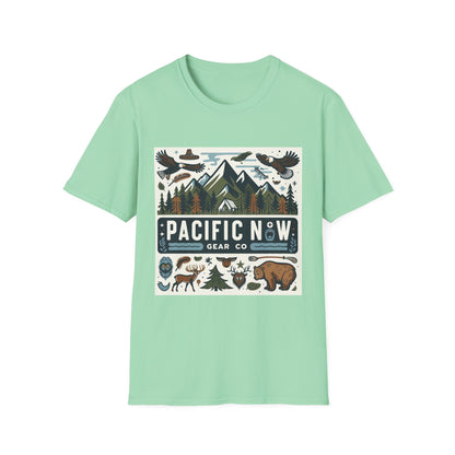 Pacific Adventure Tee | Retro Camping Shirt | Travel Tee | Outdoor Graphic Tee | Pacific NW Gear Co.
