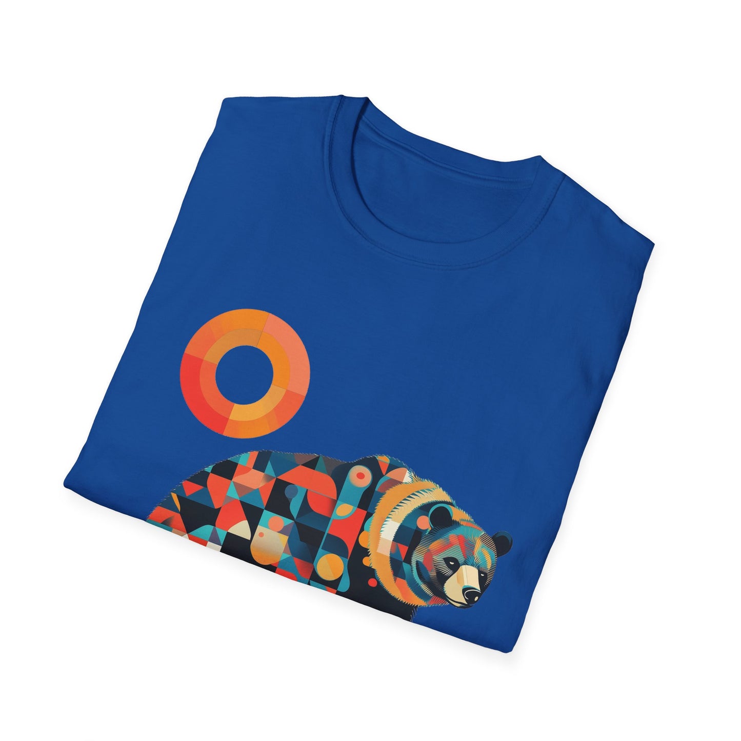 Geometric Grizzly Bear Tee | Abstract Animal Shirt | Nature Art Tee | Unique Bear Gift | PNW Gear Co.