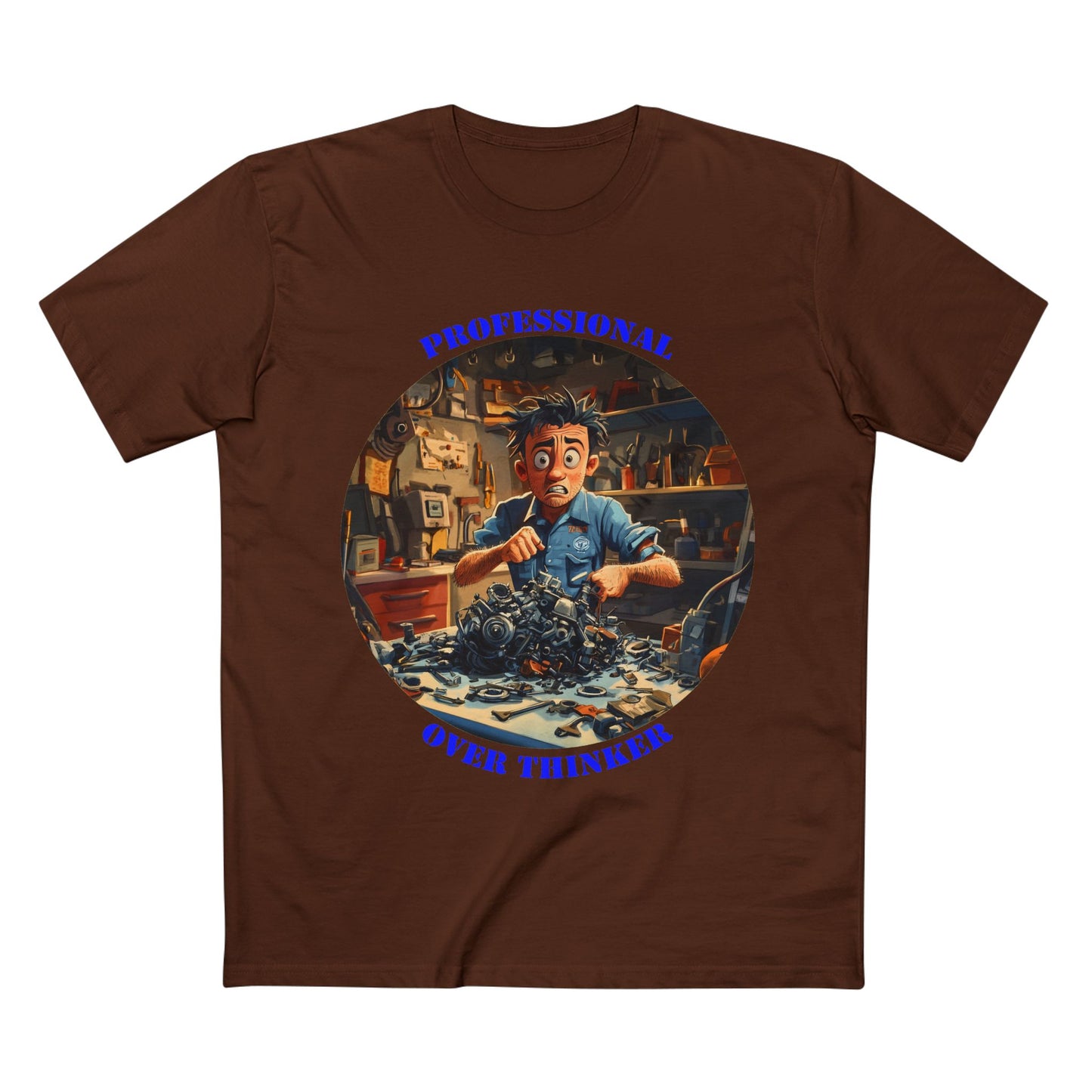Professional Over Thinker Tee | Funny Quote Shirt | Gift for Thinker | Unique Humor Tee | Sarcastic t-shirt | PNW Gear Co