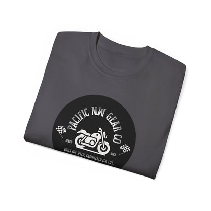 Pacific Racer Tee | Built For Speed Logo | Motorsports Gear Gift | Car Enthusiast Shirt | Pacific NW Gear Co