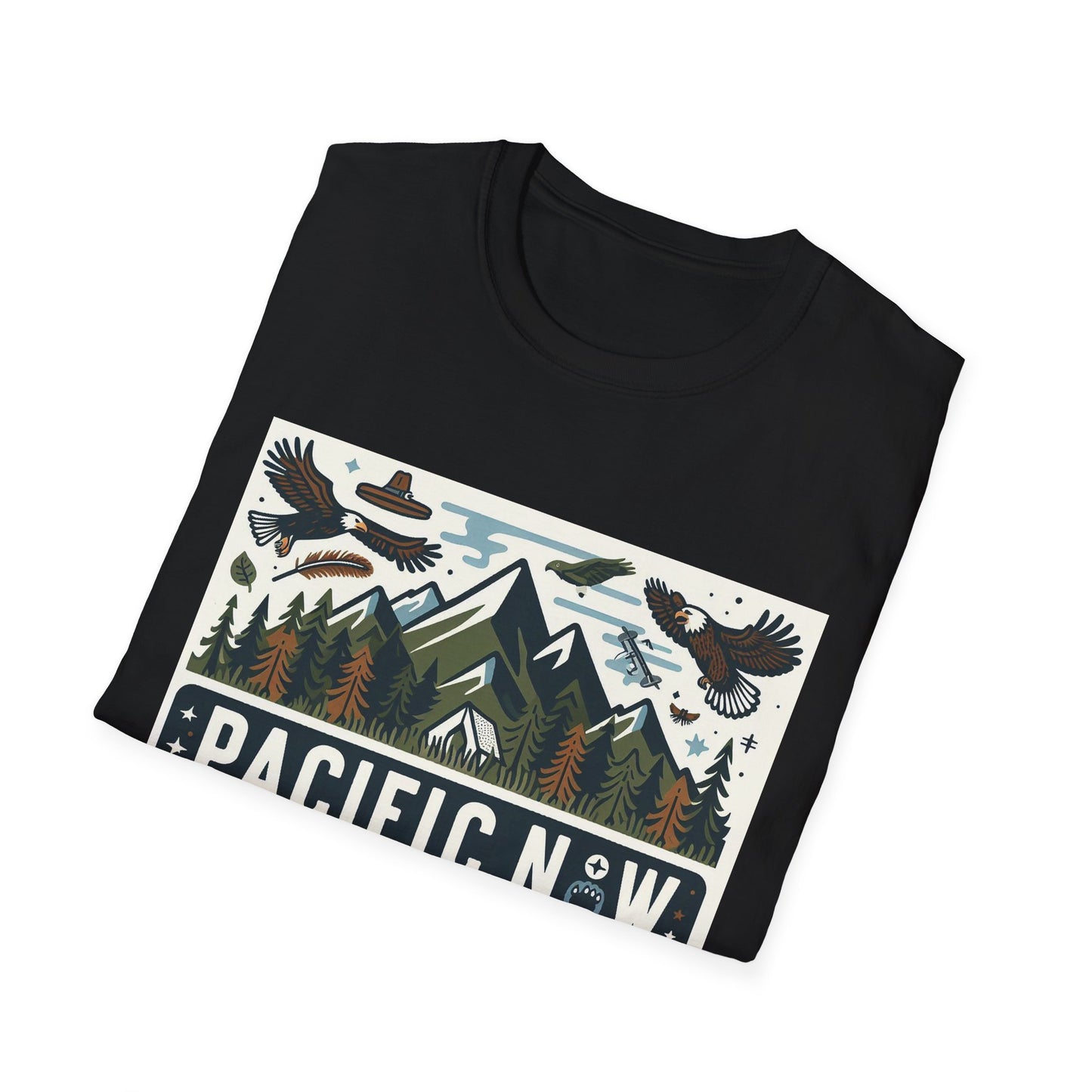 Pacific Adventure Tee | Retro Camping Shirt | Travel Tee | Outdoor Graphic Tee | Pacific NW Gear Co.