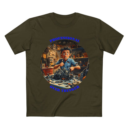 Professional Over Thinker Tee | Funny Quote Shirt | Gift for Thinker | Unique Humor Tee | Sarcastic t-shirt | PNW Gear Co
