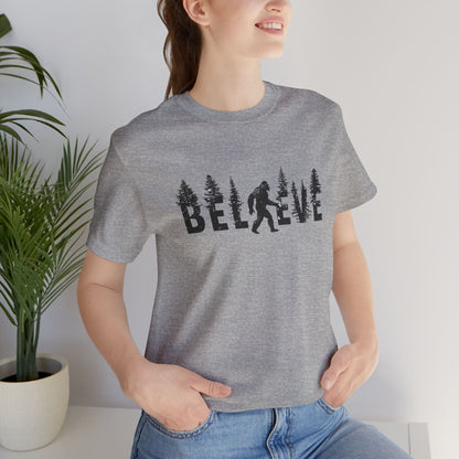 Bigfoot Believer Tee | PNW Cryptid Shirt | Mythical Creature Wear | Adventure Gift | Nature Lover Gift | Pacific NW Gear