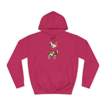 Brown Chicken, Brown Cow! Hoodie | Funny Humor Sweatshirt | Pun Gift | College Hoodie | Pacific NW Gear Co.