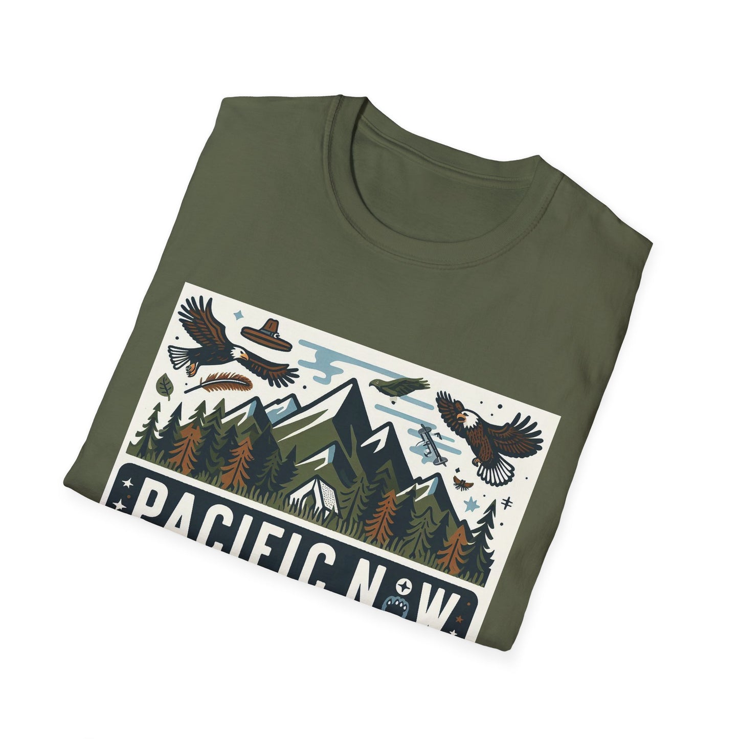 Pacific Adventure Tee | Retro Camping Shirt | Travel Tee | Outdoor Graphic Tee | Pacific NW Gear Co.