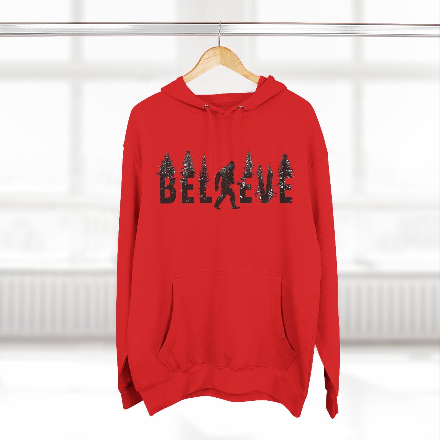 🌲 The Sasquatch Seeker: Believe In Bigfoot Hoodie 🌲