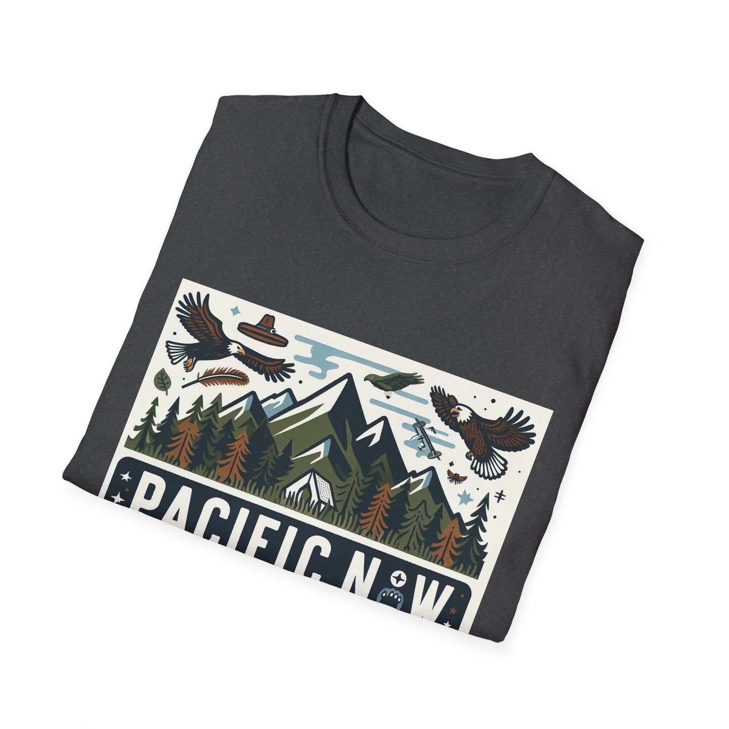 Pacific Adventure Tee | Retro Camping Shirt | Travel Tee | Outdoor Graphic Tee | Pacific NW Gear Co.