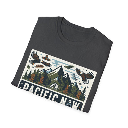 Pacific Adventure Tee | Retro Camping Shirt | Travel Tee | Outdoor Graphic Tee | Pacific NW Gear Co.