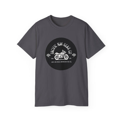 Pacific Racer Tee | Built For Speed Logo | Motorsports Gear Gift | Car Enthusiast Shirt | Pacific NW Gear Co