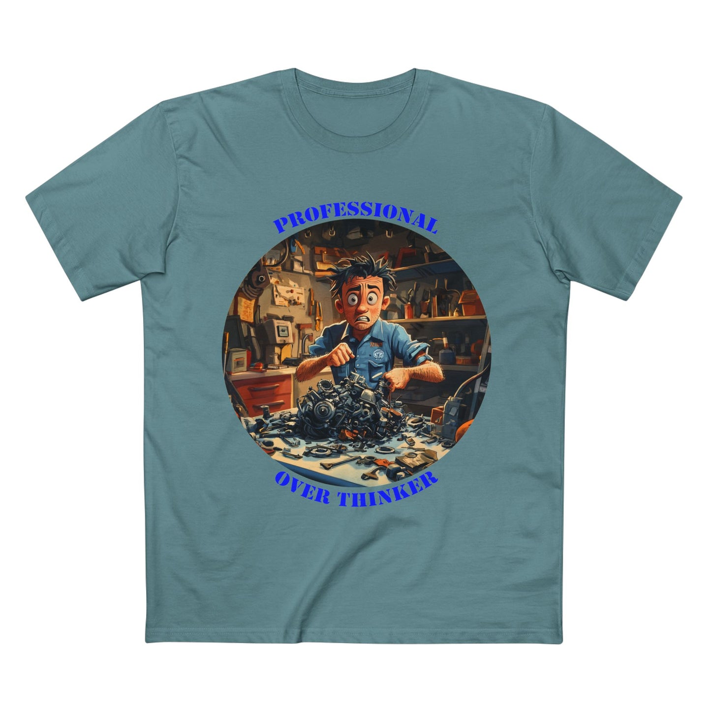 Professional Over Thinker Tee | Funny Quote Shirt | Gift for Thinker | Unique Humor Tee | Sarcastic t-shirt | PNW Gear Co