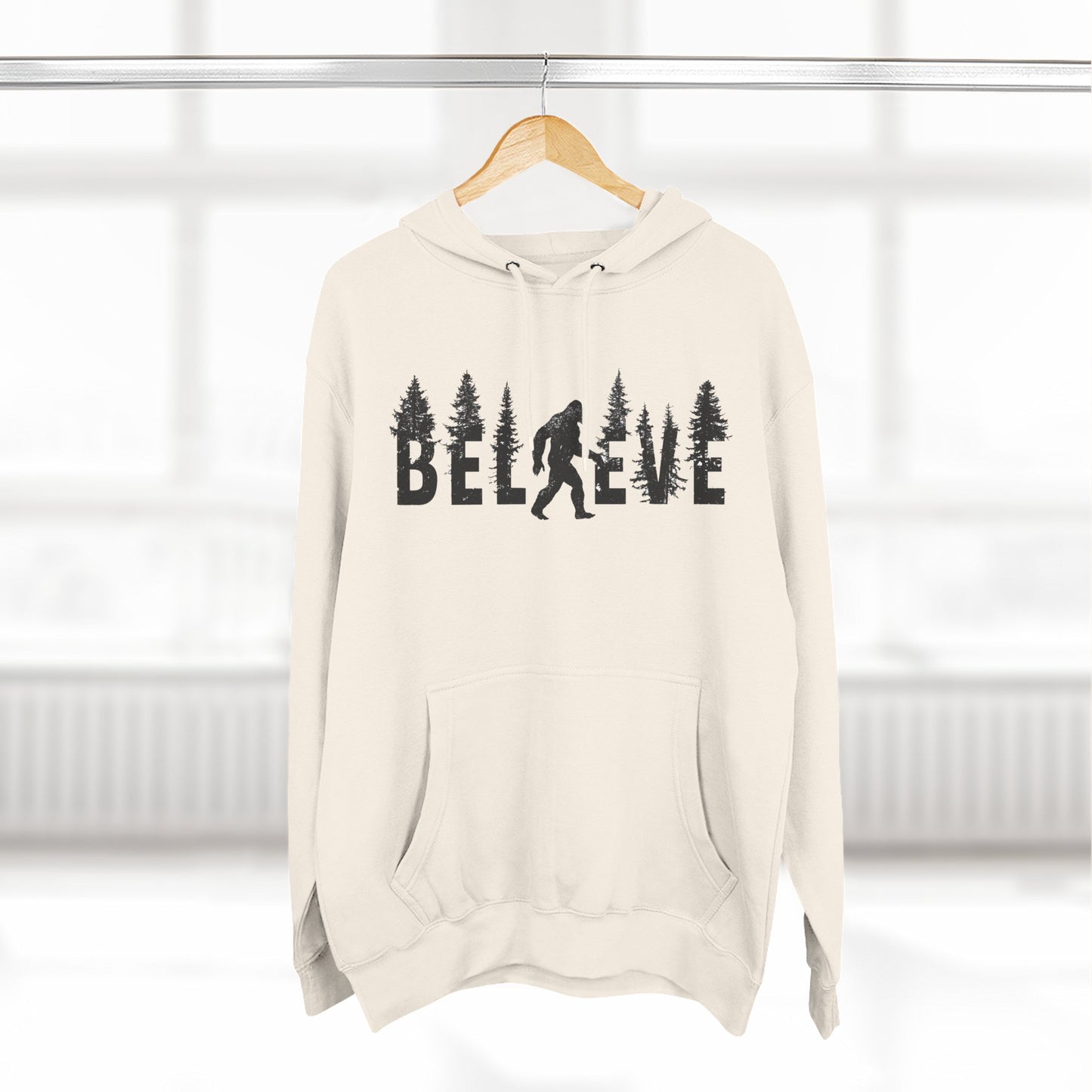 🌲 The Sasquatch Seeker: Believe In Bigfoot Hoodie 🌲