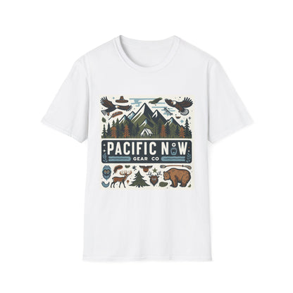 Pacific Adventure Tee | Retro Camping Shirt | Travel Tee | Outdoor Graphic Tee | Pacific NW Gear Co.