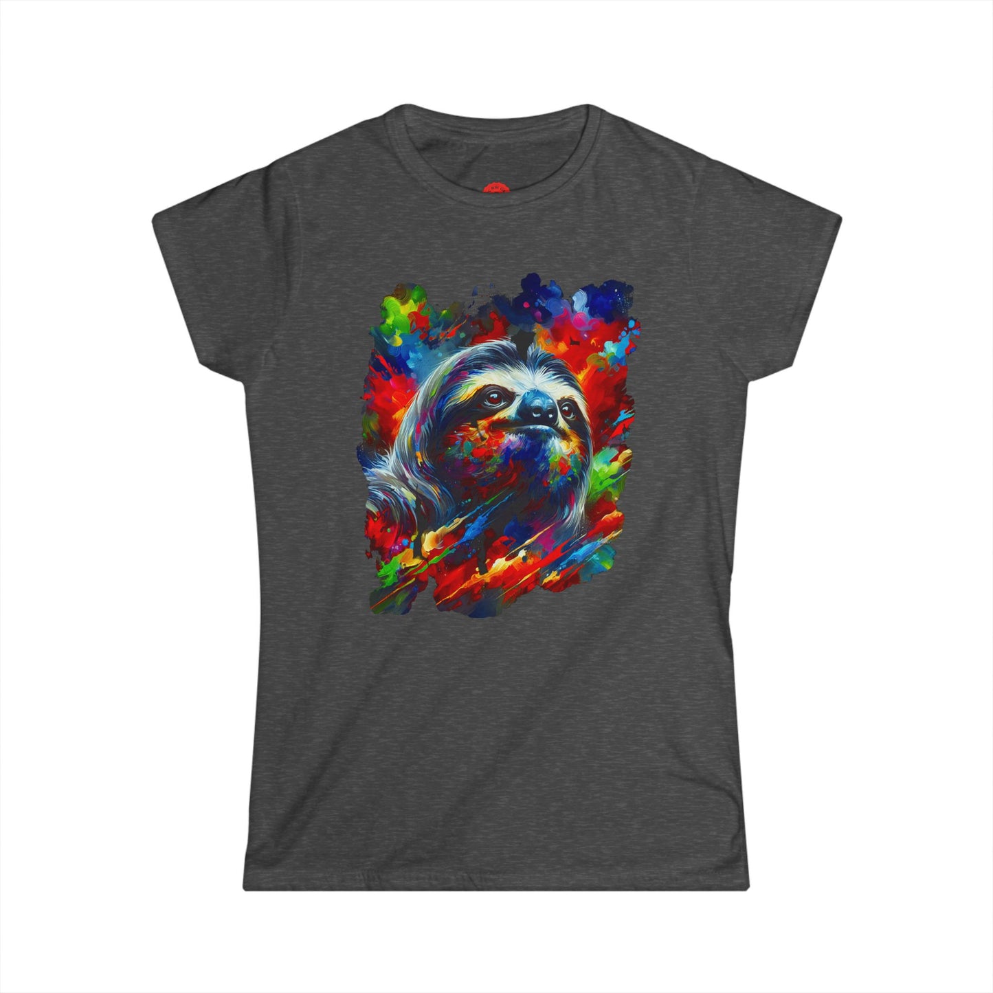 Slothst In Thought Tee | Cute Sloth Graphic | The Thinker Sloth | Women's Art Tee | Unique Animal Gift | Pacific NW Gear Co