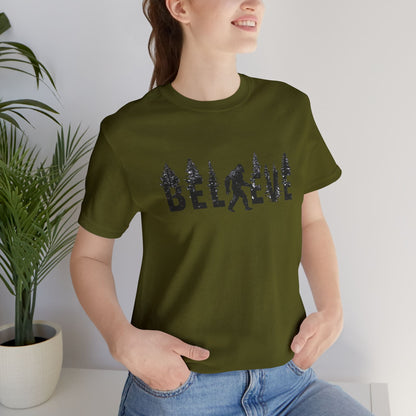 Bigfoot Believer Tee | PNW Cryptid Shirt | Mythical Creature Wear | Adventure Gift | Nature Lover Gift | Pacific NW Gear