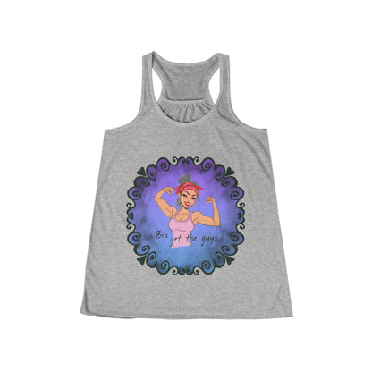 Bi's Get the Guys- Racerback Tank Version 1 | Women's Motivational Fitness Tank | Flowy Workout Top | Gym Gear | Pacific NW Gear Co.