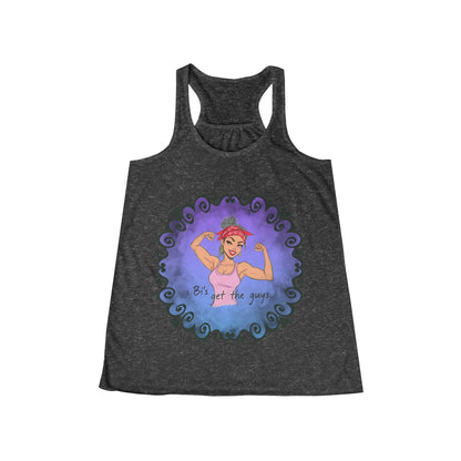 Bi's Get the Guys- Racerback Tank Version 1 | Women's Motivational Fitness Tank | Flowy Workout Top | Gym Gear | Pacific NW Gear Co.