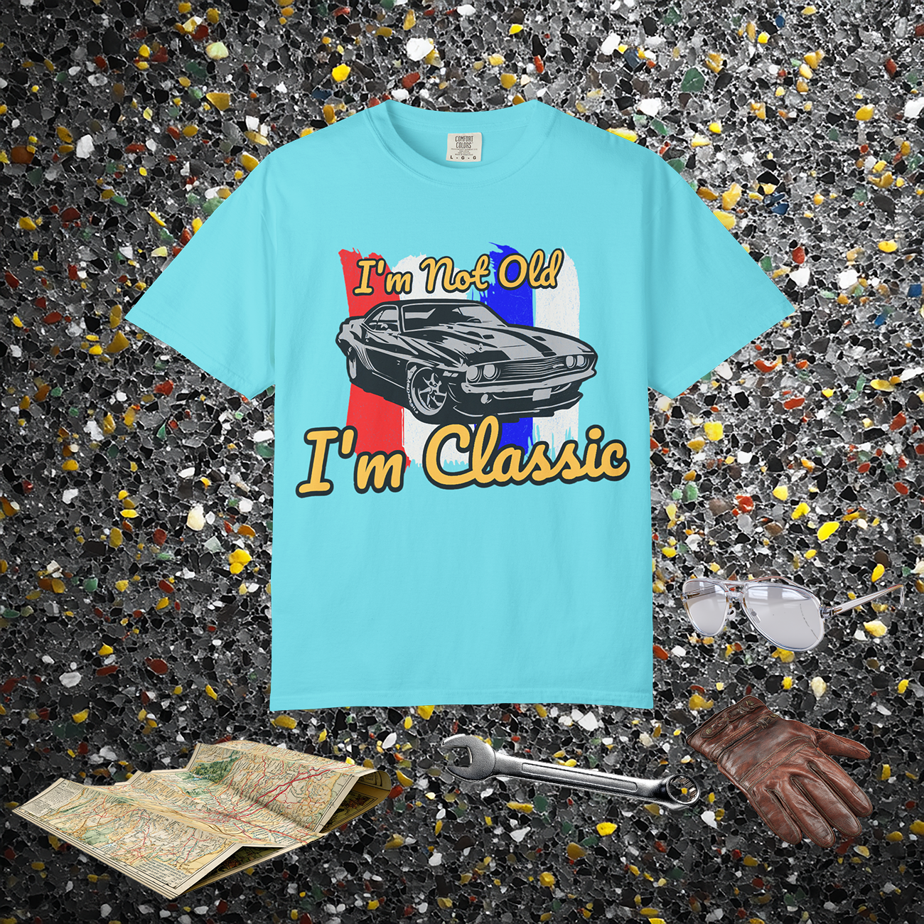 I'm Not Old I'm Classic Tee | Funny Retro Shirt | Muscle Car Tee | Automotive Classic | Pacific NW Gear Co