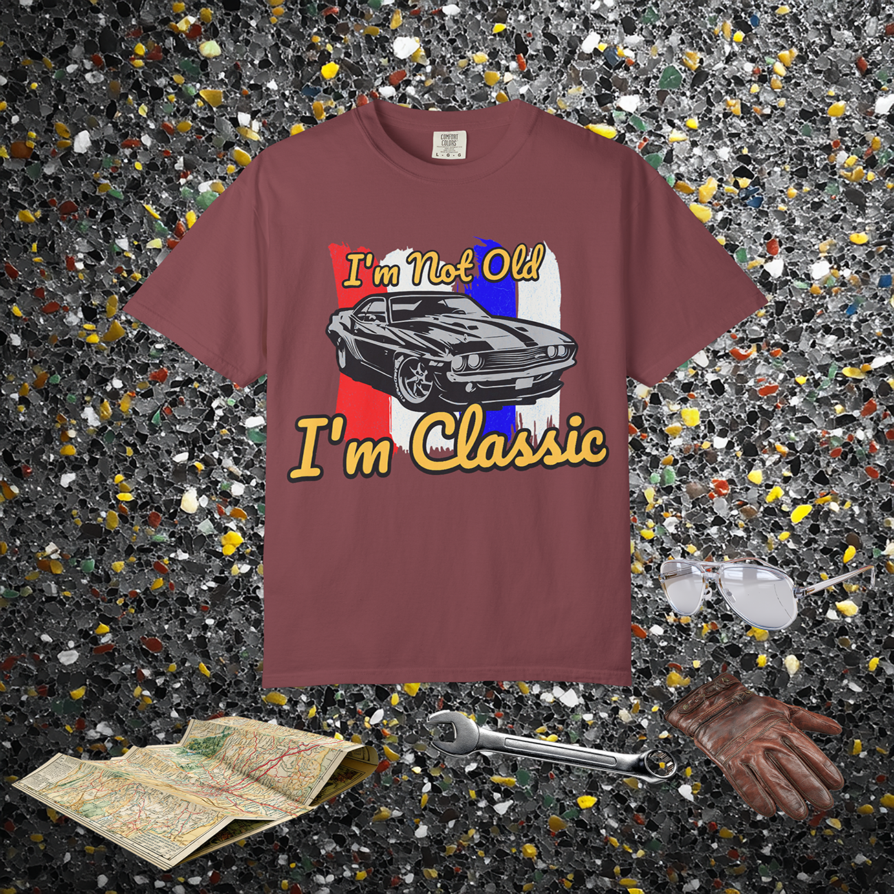 I'm Not Old I'm Classic Tee | Funny Retro Shirt | Muscle Car Tee | Automotive Classic | Pacific NW Gear Co