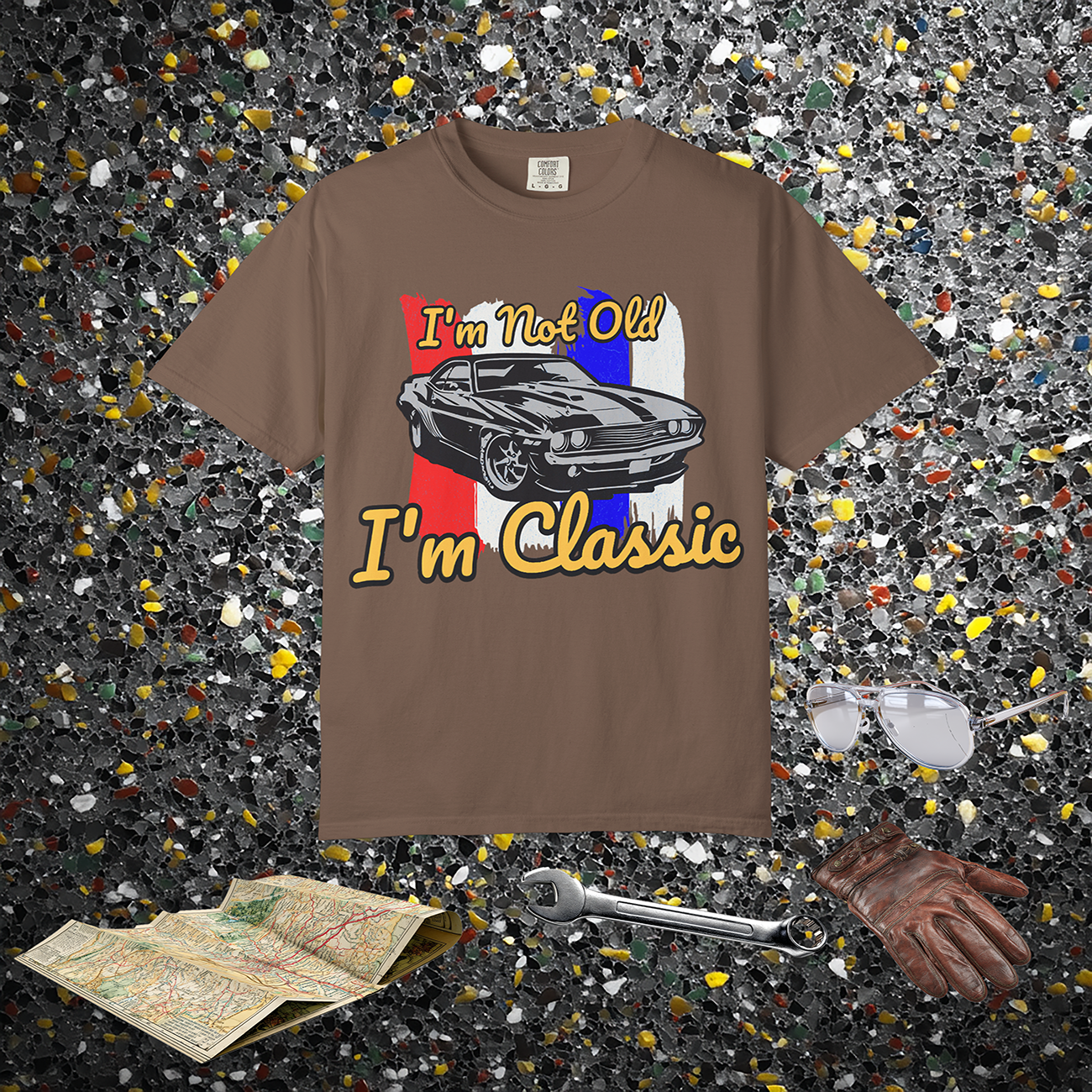 I'm Not Old I'm Classic Tee | Funny Retro Shirt | Muscle Car Tee | Automotive Classic | Pacific NW Gear Co