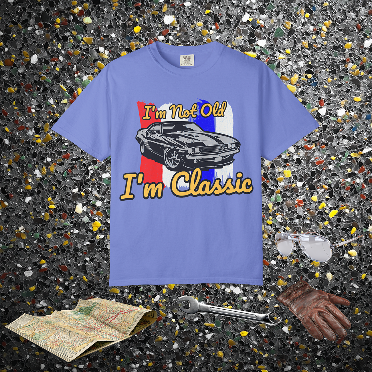 I'm Not Old I'm Classic Tee | Funny Retro Shirt | Muscle Car Tee | Automotive Classic | Pacific NW Gear Co