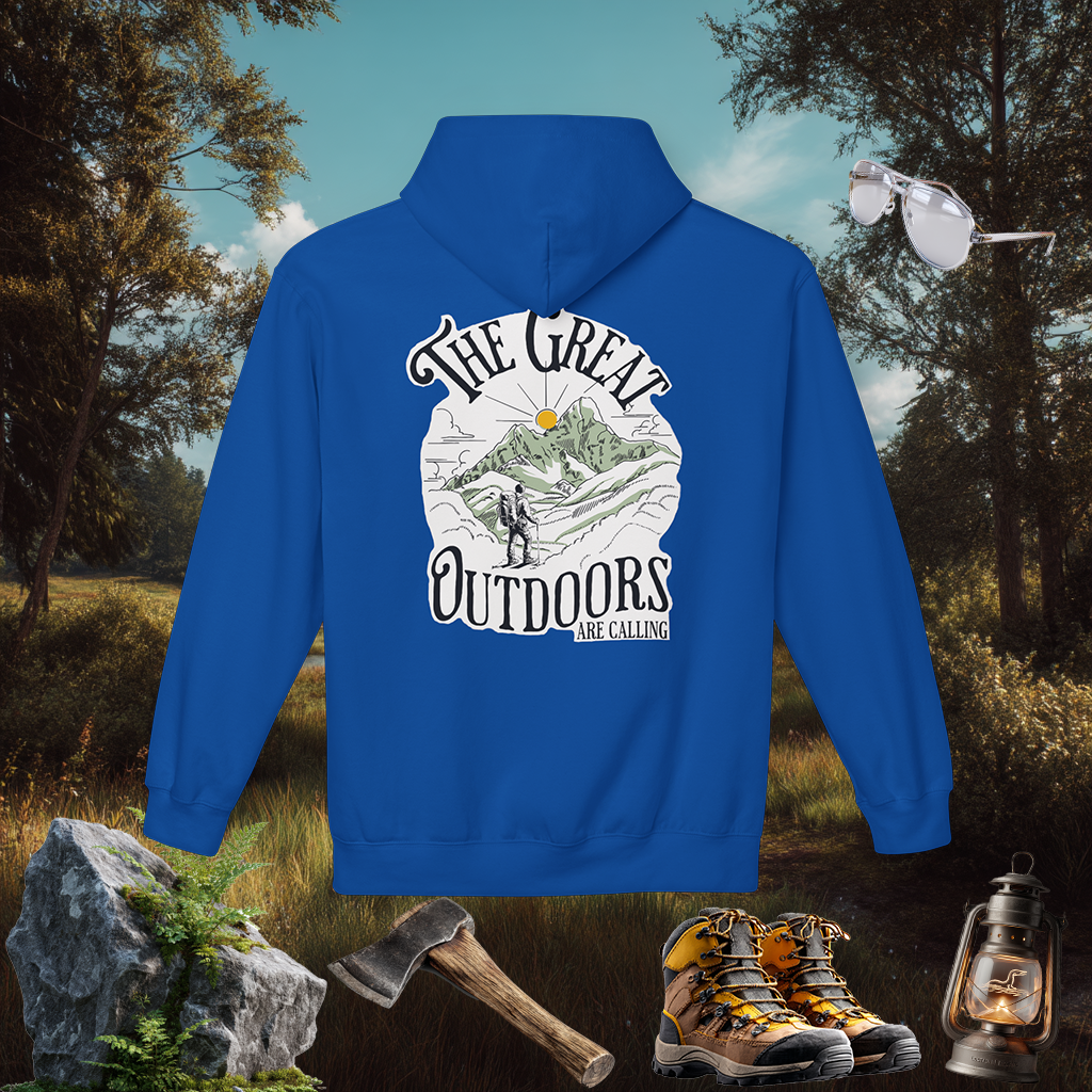 Great Outdoors Hoodie | Explore Nature Pullover | Hiking Camping Gift | PNW Style Sweater | Pacific NW Gear Co