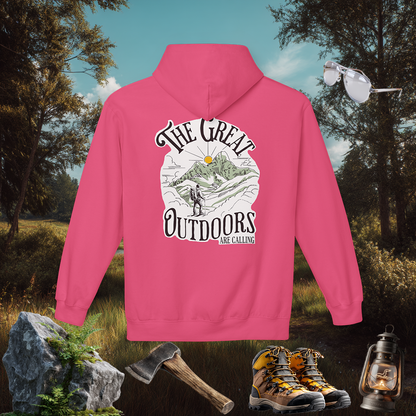 Great Outdoors Hoodie | Explore Nature Pullover | Hiking Camping Gift | PNW Style Sweater | Pacific NW Gear Co