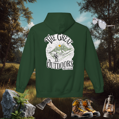 Great Outdoors Hoodie | Explore Nature Pullover | Hiking Camping Gift | PNW Style Sweater | Pacific NW Gear Co