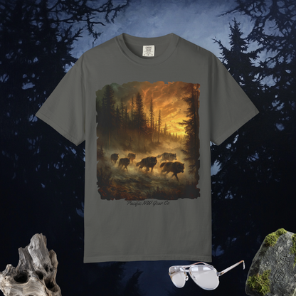 Run With the Pack- Tee | Nature Wolf Graphic | Animal Graphic | Unisex T-Shirt | Pacific NW Gear Co