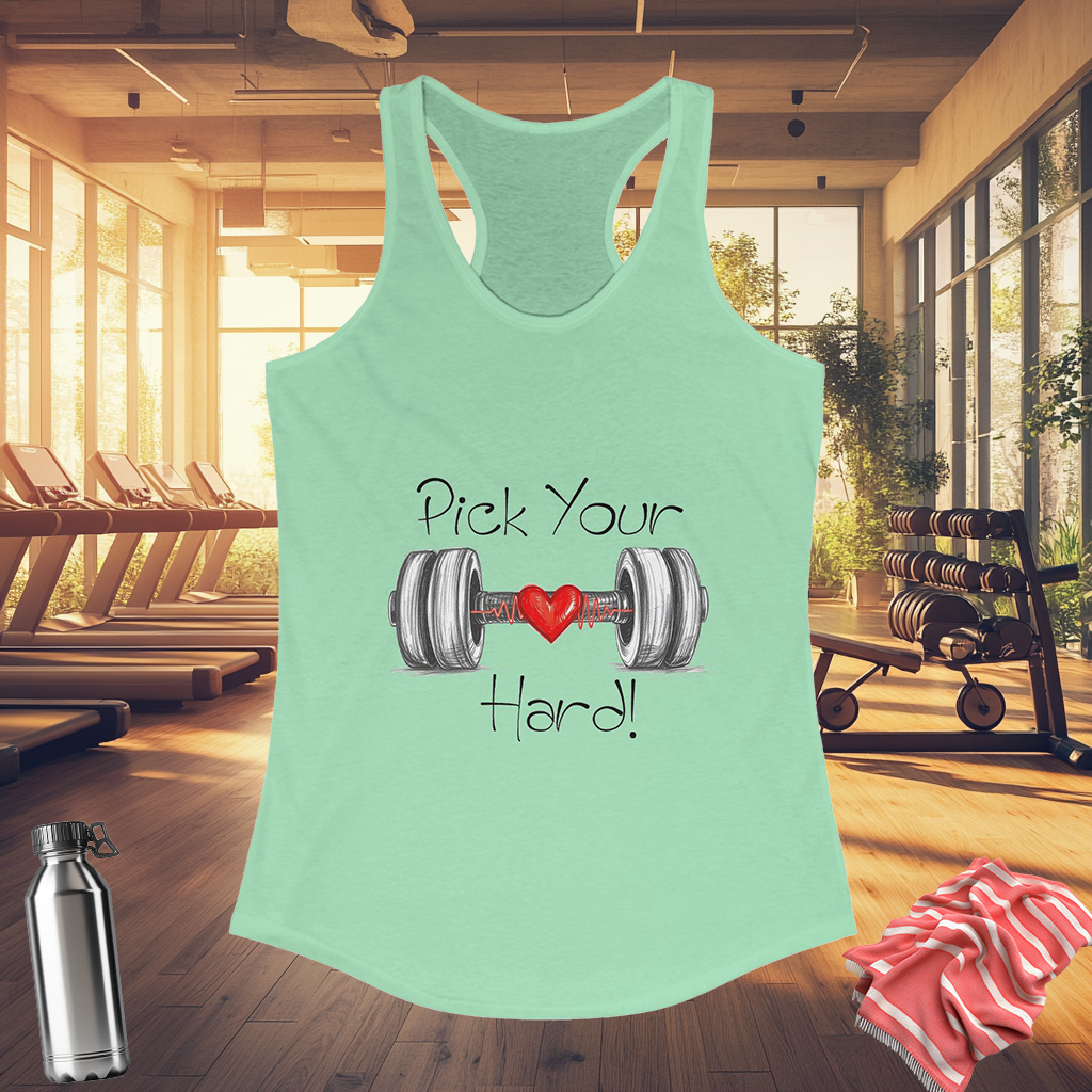 Pick Your Hard! Tank Top | Women's Fitness Tank | Motivational Workout Tee | Gym Gear | Pacific NW Gear Co