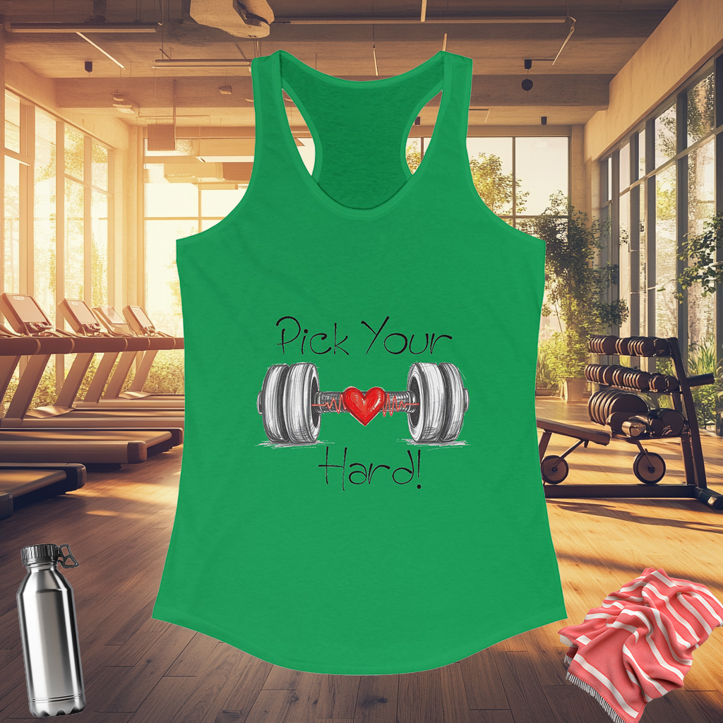 Pick Your Hard! Tank Top | Women's Fitness Tank | Motivational Workout Tee | Gym Gear | Pacific NW Gear Co