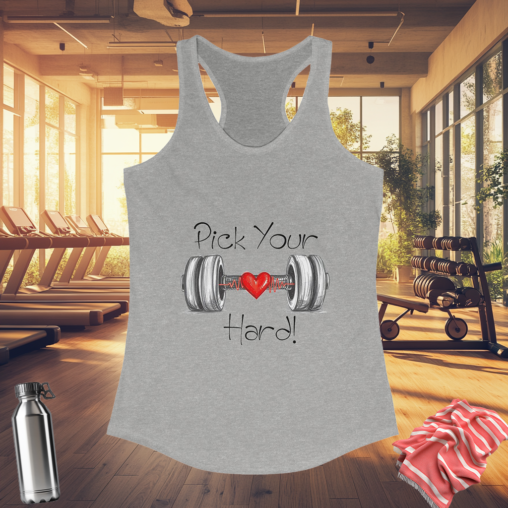 Pick Your Hard! Tank Top | Women's Fitness Tank | Motivational Workout Tee | Gym Gear | Pacific NW Gear Co