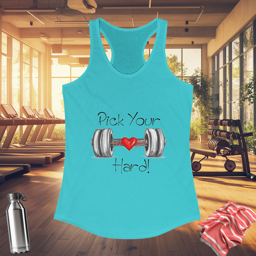 Pick Your Hard! Tank Top | Women's Fitness Tank | Motivational Workout Tee | Gym Gear | Pacific NW Gear Co