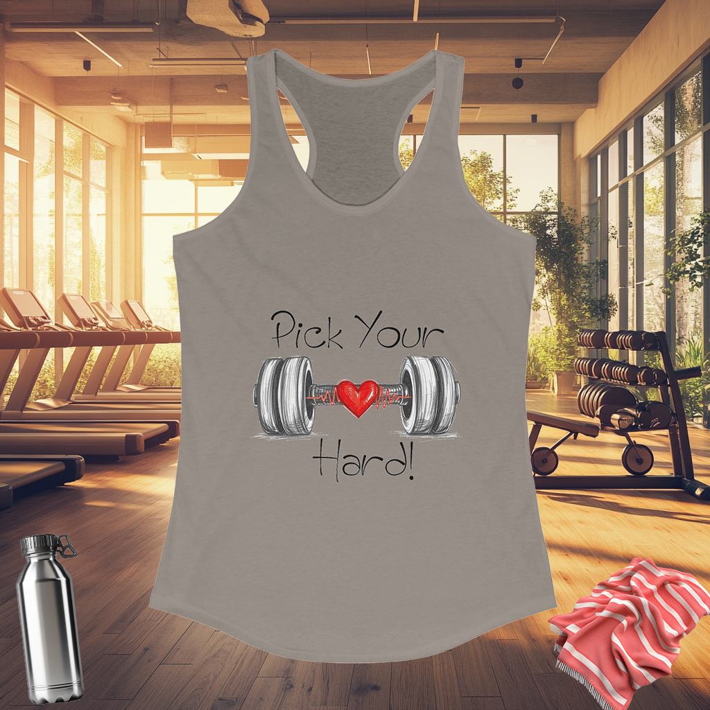 Pick Your Hard! Tank Top | Women's Fitness Tank | Motivational Workout Tee | Gym Gear | Pacific NW Gear Co