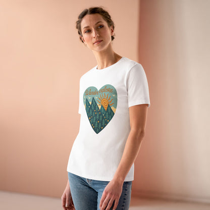 Adventure At Heart Tee | Women's PNW Wander - Explore Shirt | Nature Lover Gift | Hiking Apparel | Pacific NW Gear Co